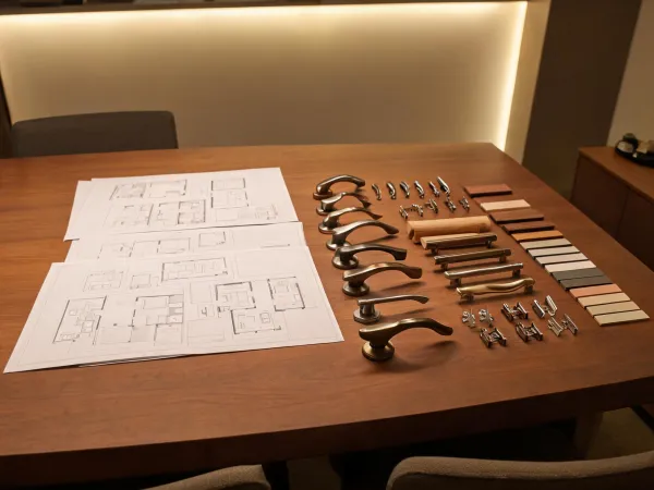 Hospitality door and cabinet hardware
