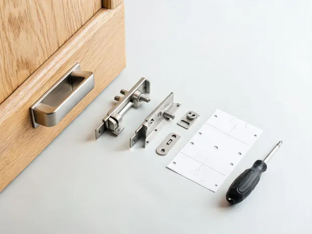 Pocket door hardware