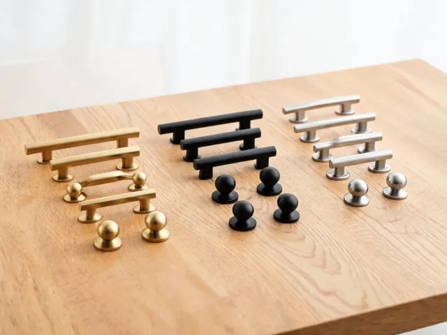 Designer finish selection hardware board